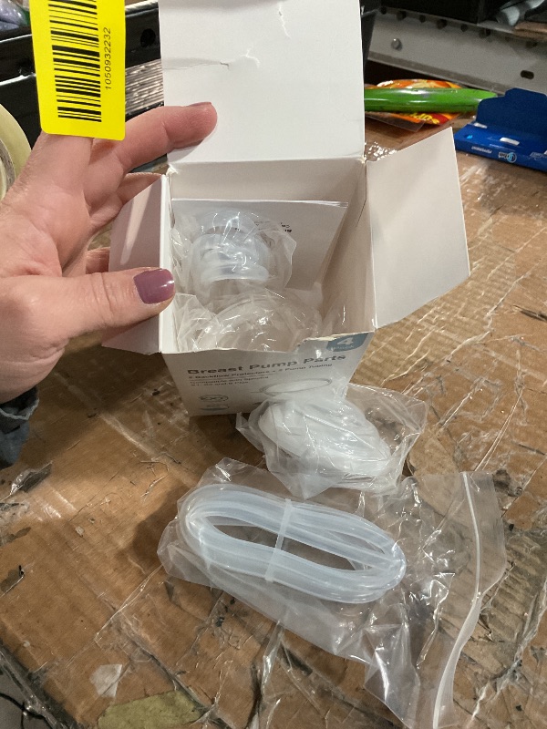 Photo 1 of [4-Count] Papablic Backflow Protector and Tubing Compatible with Spectra S1 & S2 & 9 Plus Breast Pumps, Not Original Spectra Pump Parts, BPA/DEHP Free