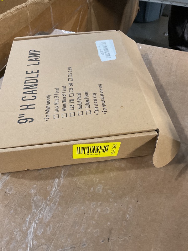 Photo 1 of (one does not work) CHYParty 4Pack Christmas Window Candles with Timer, 9 Inch Plug-in Electric LED Flameless Candles, Warm White Light for Holiday Decor