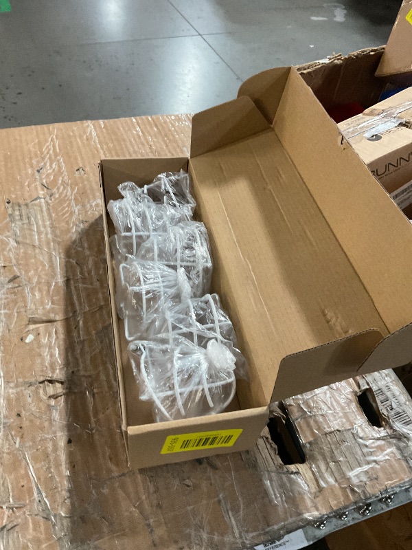 Photo 1 of (6 Pack) 1/2" Fire Sprinkler Head Cage Guard Protector Fire Extinguishing System Sprinkler Bracket White