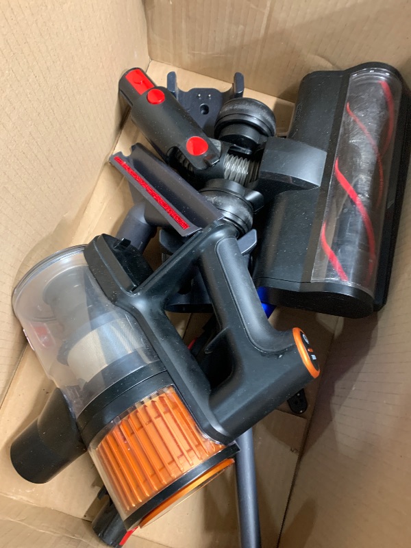 Photo 1 of (missing battery) Cordless Vacuum Cleaner, 45Kpa 550W 60Mins Vacuum Cleaners for Home, Stick Vacuum Cordless Rechargeable