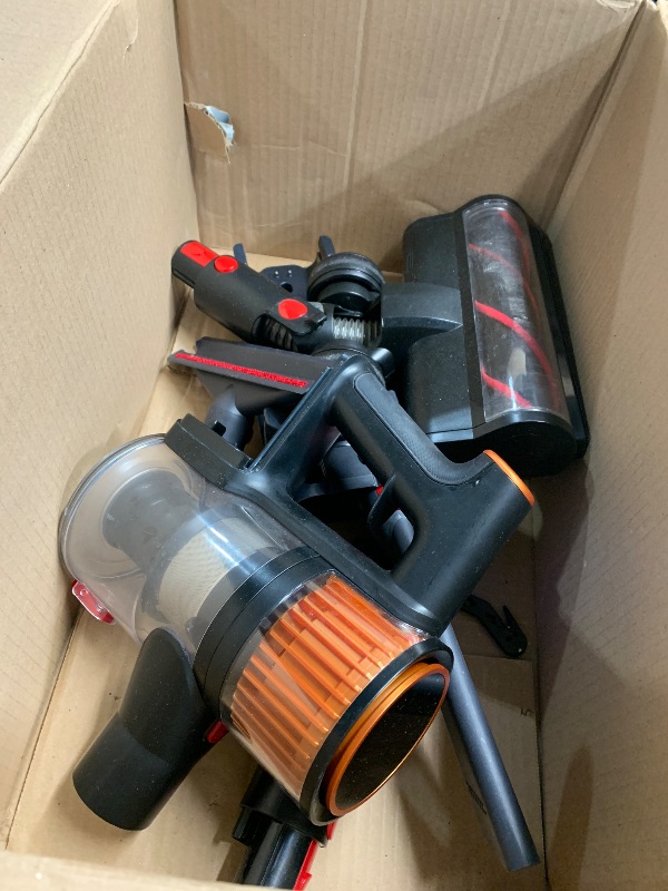 Photo 1 of (missing battery) Cordless Vacuum Cleaner, 45Kpa 550W 60Mins Vacuum Cleaners for Home, Stick Vacuum Cordless Rechargeable