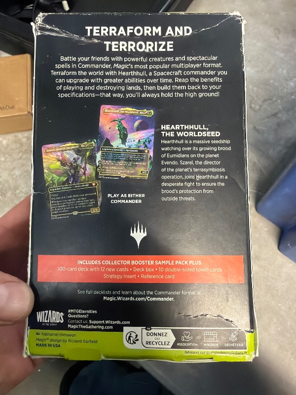 Photo 1 of ***FACTORY SEALED**** Magic: The Gathering Edge of Eternities Commander Deck - World Shaper