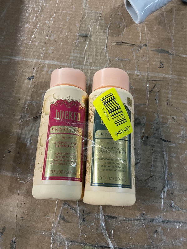 Photo 1 of Kristin Ess Hair Wicked Limited Edition Signature Sulfate Free Shampoo and Conditioner Set for Moisture, Frizz + Shine - Color Safe, Vegan, Paraben Free - Clarifying, Hydrating Damage Repair for Women