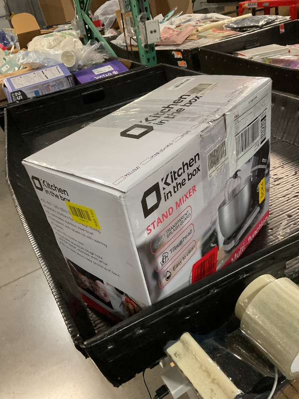 Photo 1 of (used)(see images) Kitchen in the box Stand Mixer,3.2Qt Small Electric Food Mixer,6 Speeds Portable Lightweight Kitchen Mixer