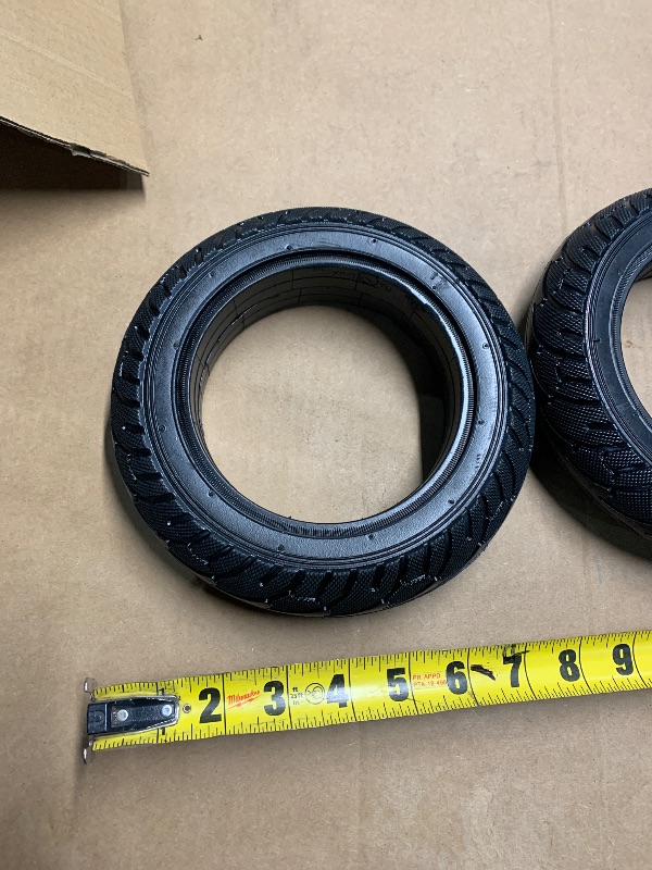 Photo 1 of (see all images) solid tire wheel for electric scooter balance car 8x2 solid wheel explosion proof puncture tubeless tire parts…