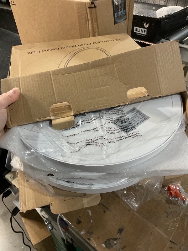 Photo 2 of Brightever 4Pack LED Flush Mount Ceiling Light Fixture, 12 Inch 24W, Super Slim 0.67 Inch, 3200LM, Dimmable & 2700K-6500K 5 Color Selectable LED Ceiling Lights for Bedroom