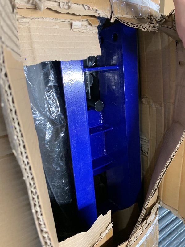 Photo 1 of ***Missing mounting hardware*** 
20 Ton Hydraulic Shop Press, Heavy-Duty H-Frame Bearing Press with Stamping Plates, Adjustable Worktable for Metal Bending, Straightening, Installing Bearings & U-Joints – Garage Floor Press Tool