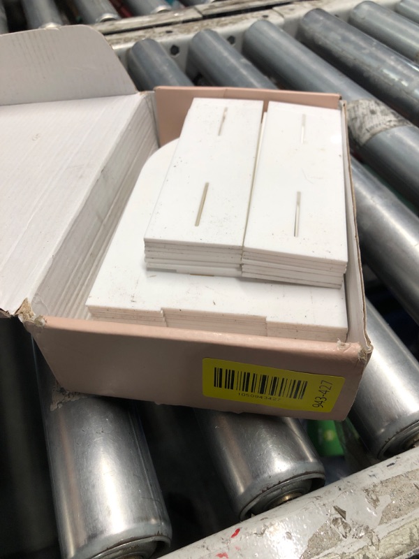 Photo 1 of ***(MAJOR DAMAGE)***UNIQOOO White Arch Wedding Table Numbers with Stands 1-15, Gold Foil Printed 5x7 Double sided Acrylic Signs and Holders, Perfect for Centerpiece, Reception, Decoration, Party, Anniversary, Event