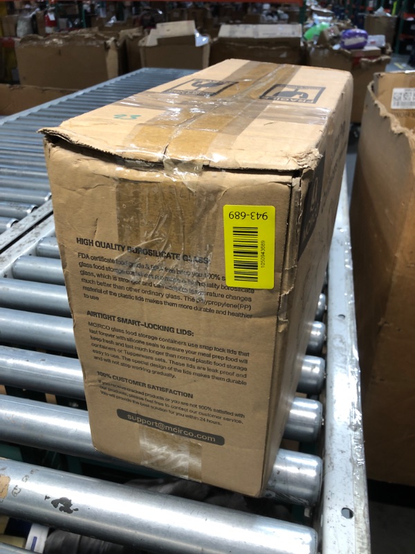 Photo 1 of [8-Pack,30 oz]Glass Meal Prep Containers,Glass Food Storage Containers,Airtight lunch Containers with Lids, Microwave, Oven, Freezer and Dishwasher