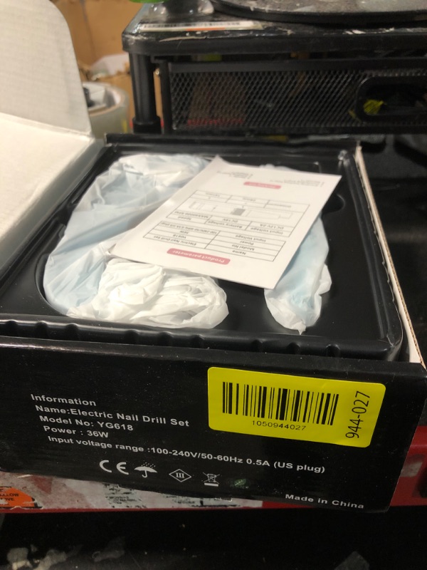 Photo 1 of *USED MISSING PIECES*JOSGLOI Electric Nail Drill Professional: 40000RPM Electric Nail File Kit E File Nail Drill Machine with LCD Display for Acrylic Gel Nail, Manicure Pedicure Polishing Nail Grinder for Salon Home Use