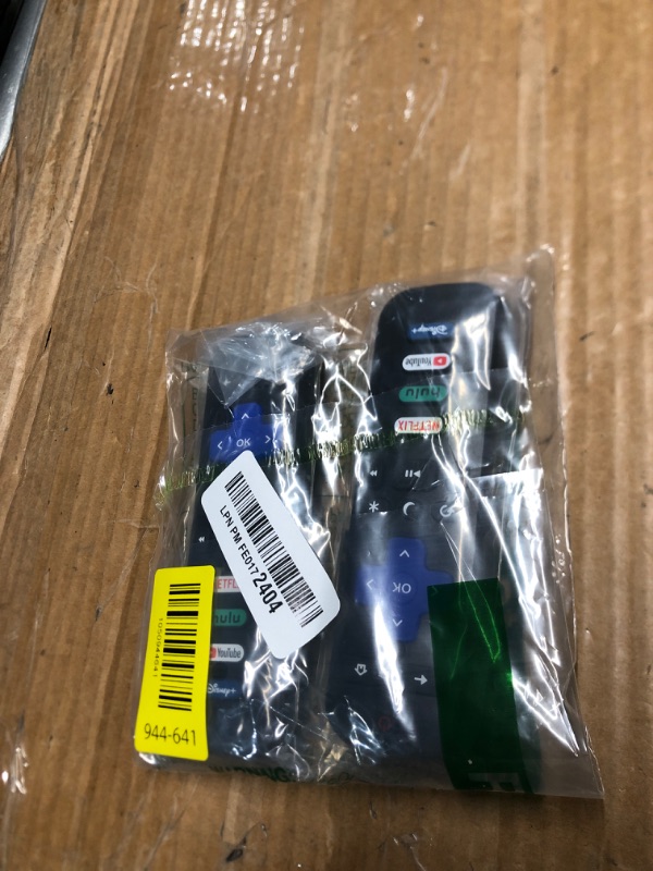Photo 1 of (Pack of 2) Replacement Remote Control Only for Roku TV, Compatible for TCL Roku/Hisense Roku/Onn Roku/Sharp Roku/Element Roku/Westinghouse Roku/Philips Roku Smart TVs (Not for Roku Stick and Box)
