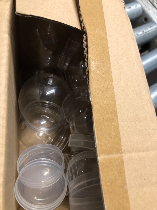 Photo 1 of 10PCS Plastic Snow Globe Water Globe 2.36 Inch DIY Clear Snow Globe with Screw Off Globe Kit for Christmas DIY Crafts Home Decoration