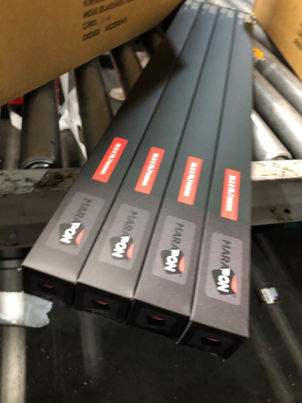 Photo 1 of ***FACTORY SEALED*** (pack of 4 )MARAPON® Window Privacy Film - Black Static-Adhesive Window Film [29.5x78.7”] Privacy Window Film - UV Blocking Window Film Blackout Window Film - Static Window Film - Frosted Glass Window Film