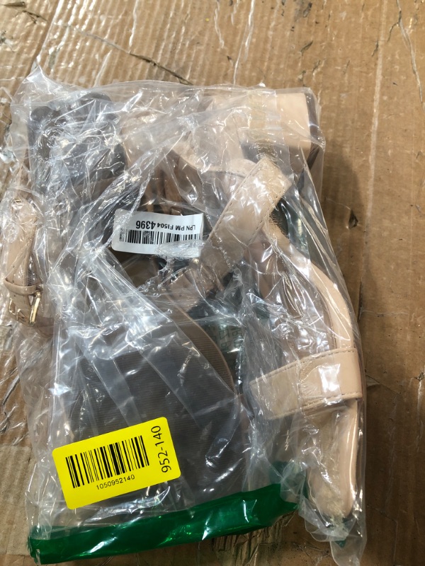 Photo 1 of ***DAMAGED - SEE NOTES/PICTURES***
DOBOLIN Women's Wide Width Heels Square Open Toe Sandals Ankle Strap Heeled Sandals 2-Inch Dress Shoes Chunky Low Heels Comfortable Dressy Party Wedding Bridal Nude Size 8.5W