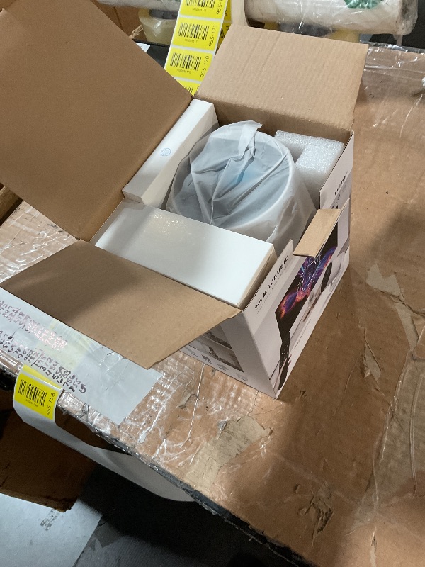 Photo 1 of ?Electric Focus?Magcubic Mini Projector 4K Support, Portable Projector with WiFi 6 and Bluetooth 5.4, Smart Proyector, 5W Soundbase Speaker, 180°Rotation for Home Theater