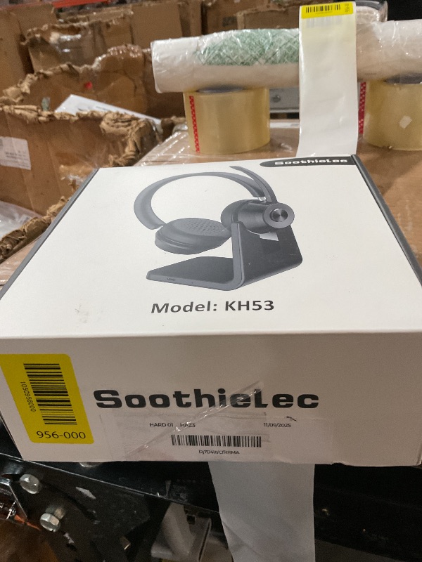 Photo 1 of (Upgraded Version) Wireless Headset, Bluetooth Headset with Noise Cancelling Microphone, Best Headphones with Mic Mute & USB Dongle for PC/Computer/Laptop/Cell Phones/Remote Work/Call Center