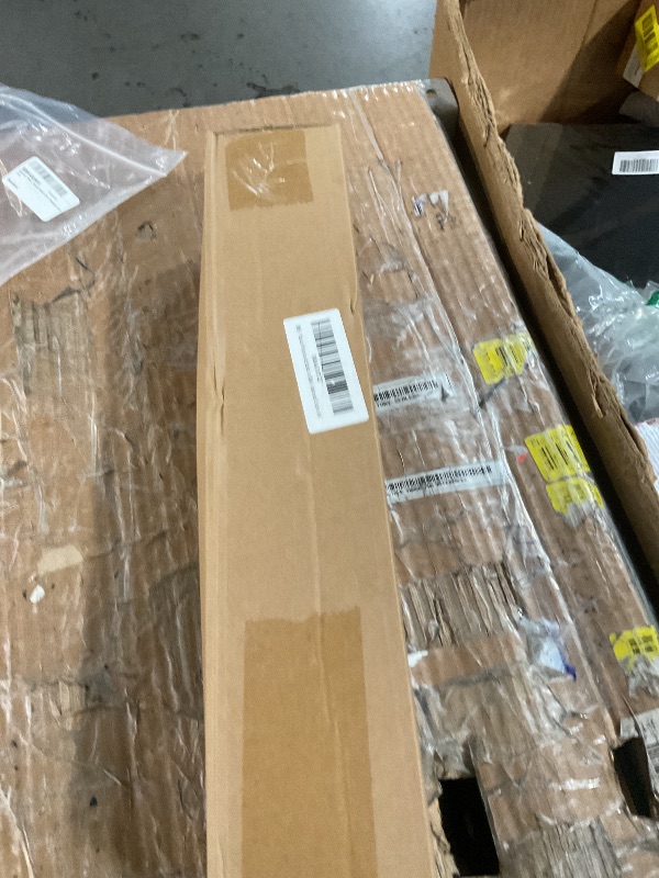 Photo 1 of "Black Wrap Around Industrial Curtain Rod, 32-72Inches Adjustable, 1-Inch Diameter, Black - Indoor and Outdoor Use"