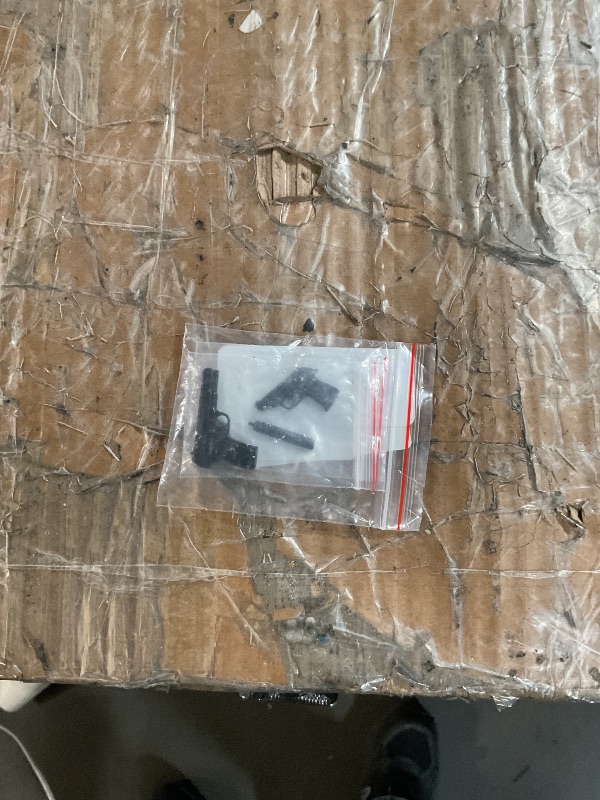 Photo 1 of 2 Pcs Dollhouse Accessories Miniature Mini Gun Photo Prop Model Scene Decor