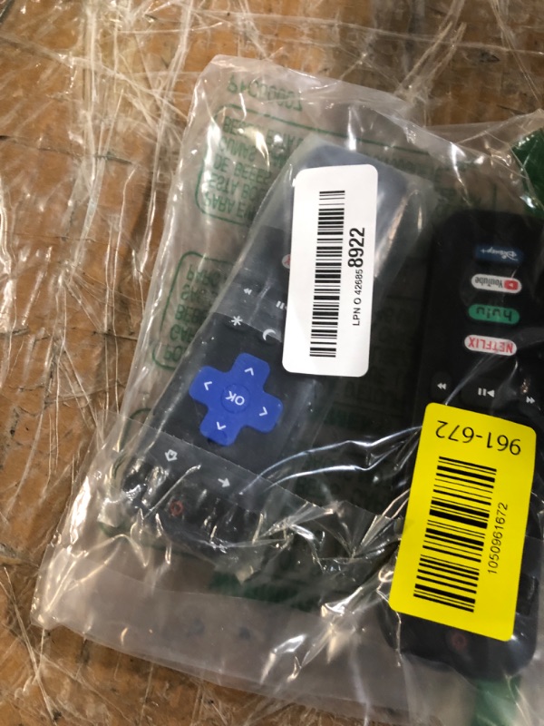 Photo 1 of (Pack of 2) Replacement Remote Control Only for Roku TV, Compatible for TCL Roku/Hisense Roku/Onn Roku/Sharp Roku/Element Roku/Westinghouse Roku/Philips Roku Smart TVs (Not for Roku Stick and Box)