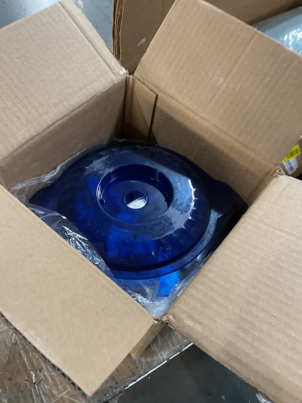 Photo 1 of ***MISSING PARTS***
EABOSON Electric Food Processor with 8 Cup+8 Cup Stainless Steel & Glass Bowls, 2 Speed Mode Meat Grinder with 2 Sets Blades, Food Chopper for Family & Baby Food, Meat, Fruit, Onion, Vegetables (Blue)