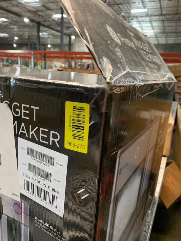 Photo 1 of GE Profile™ Opal™ Nugget Ice Maker + Side Tank, Countertop Icemaker, Stainless Steel, 33lbs Daily Ice Production
