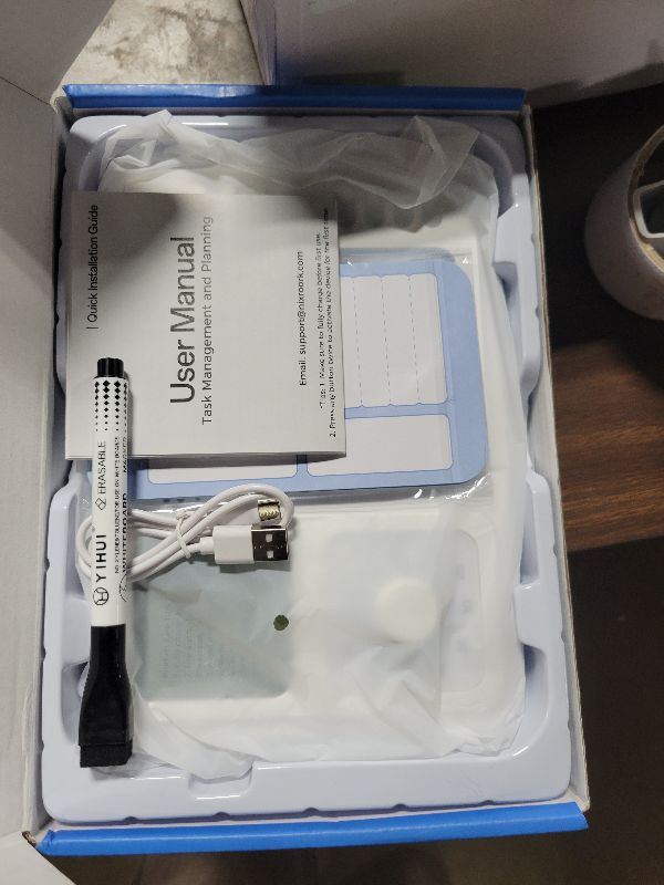 Photo 1 of 3-in-1 Visual Timer & ADHD Tool for Kids|Adults, Task Timer with Chore Chart Board, Visual Schedule for Kids with Autism, Daily Checklist for Home, School, Classroom, Desk