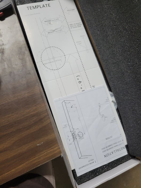 Photo 1 of 52HZ Wave Lever Door Handles Interior with Lock and Key, Privacy Exterior Door Levers for Bedroom, Bathroom, Front and Entrance, Reversible for Right & Left Sided Doors, Matte Black (Handle)