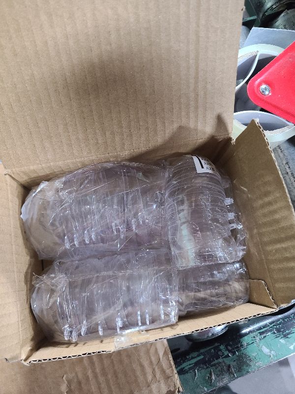 Photo 1 of 25 Set 50PCS Clear Plastic Fillable Ornaments,Transparent DIY Craft Ball,Clear DIY Christmas Ornament 5 Different Sizes for Wedding,Party,Home Decor