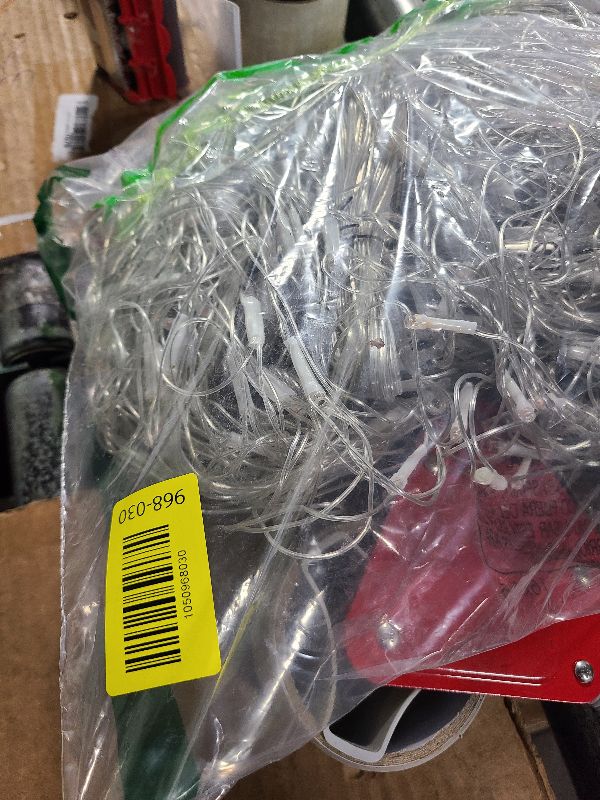 Photo 1 of 198 LED 9.8 FT*6.6 FT Net Lights Plug in, 8 Lighting Modes Mesh Light Connectable, Waterproof Christmas Net Lights Outdoor for Bushes, Wedding, Holiday, Garden, Xmas Tree Decorations(Red and Green)