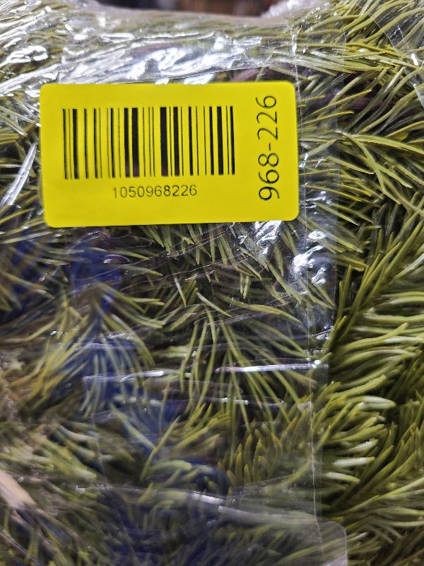 Photo 1 of 2 Packs 6.56 FT Artificial Norfolk Pine Garlands Realistic Detachable Pine Tree Greenery Christmas Garland Vine for Indoor Outdoor Fireplace Table Christmas Decorations