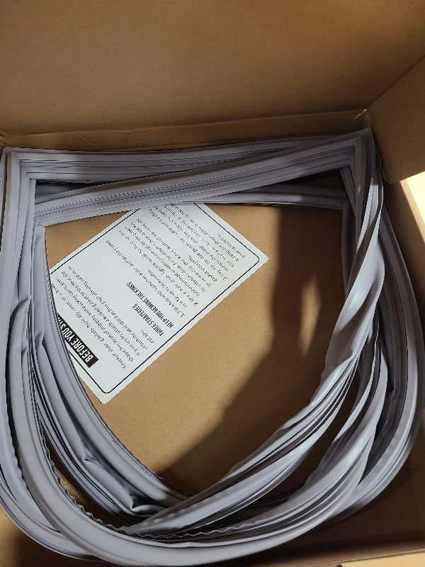 Photo 1 of 2 Pack-W10830162 Refrigerator Door Gasket Replacement for Whirlpool, Kenmore, Kitchen-Aid Refrigerator Door Seal, 39.7"x16.9" Fridge Door Gasket Seal fit Model WRF535SMBM00, KBFS20EVMS13, IX6HHEXDSM00
