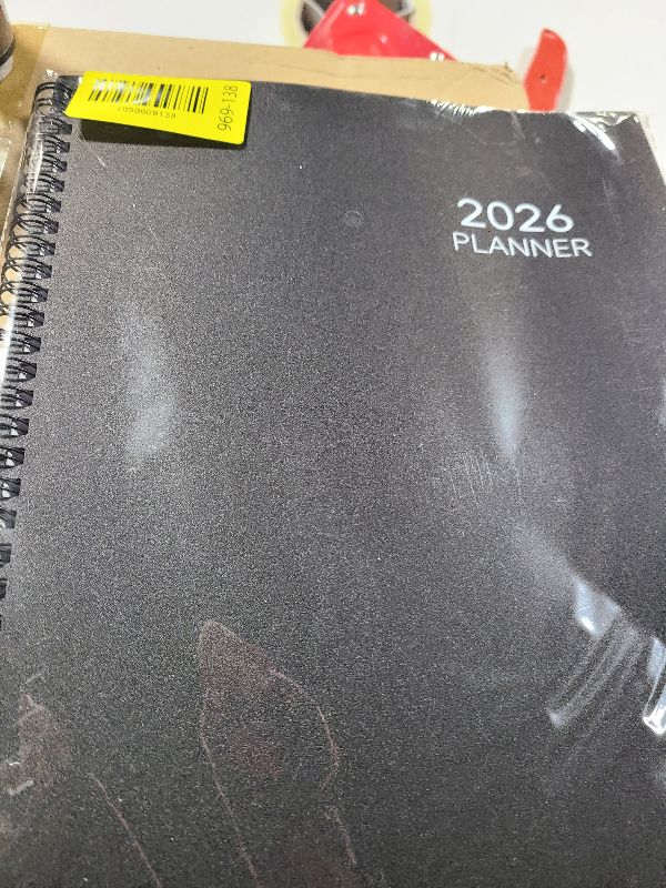 Photo 1 of 2026 Planner- 2026 Weekly and Monthly Planner, A4(8.9" x 11.2"), Jan. 2026 - Dec. 2026, Storage Pocket, Daily Agenda Book, College Organizer Notebook, Teacher Student Planning Book with Tabs, Enterprise