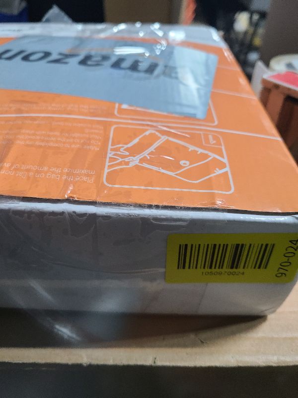 Photo 1 of 12 Pack Vacuum Storage Bags (3 Jumbo, 3 Large, 3 Medium, 3 Small),Plastic Packaging Bags,Space Saver Sealer Compression Bags with Travel Hand Pump for Blankets, Comforters, Pillows, Clothes Storage