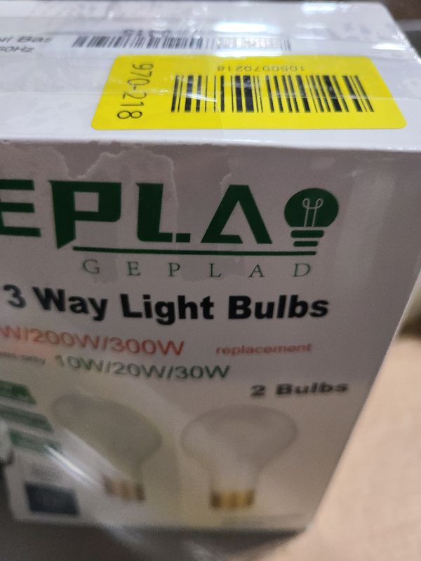 Photo 1 of 2-Pack Mogul Base 3-Way LED Light Bulbs, 10/20/30W (100/200/300W Equivalent), E39 Socket, Soft White 3000K - Perfect for Antique Floor Lamps, Vintage Pendants & Table Lamps