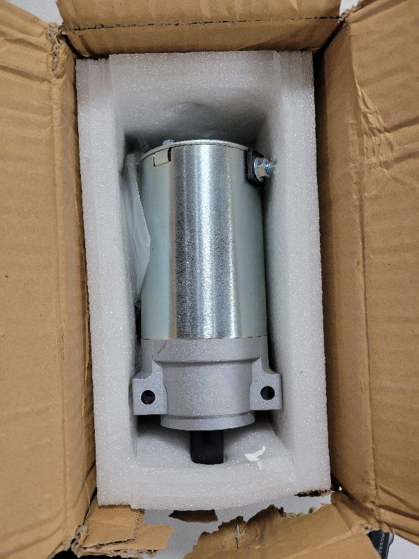 Photo 1 of 136-7880 Starter Motor for 2P77F Engines Compatible with Toro Timecutter and More Replaces 133-1564 127-9209 133-9828, Replacement for Predator 708cc 22hp Vertical V-Twin Engine 62879