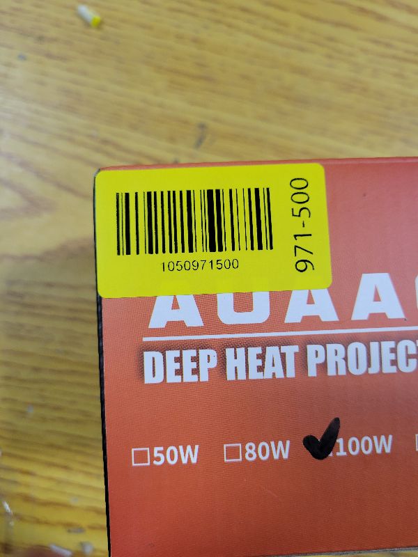 Photo 1 of 100W Deep Heat Infrared Projector Lamp for Reptiles, Emits both Infrared A & B Wavelengths, Reptiles Basking Light Heat Lamp Bulbs with Reflector for Bearded Dragons, Turtles, Snakes, Lizards, etc.