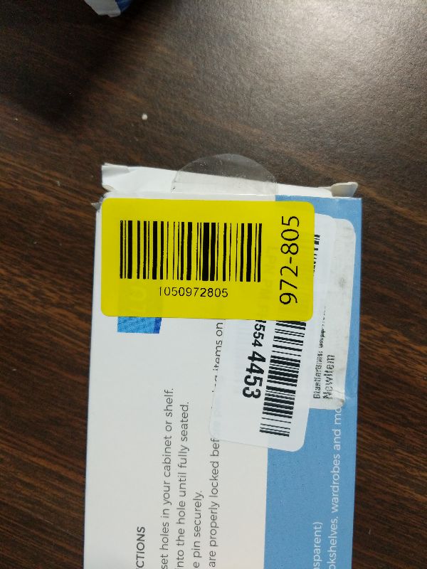 Photo 1 of 20 PCS Locking Shelf Pegs 5mm*5/8? Plastic Clear Shelf Pins & Pegs for Kitchen Cabinets, Bookcases, Wardrobe Transparent Plastic Shelf Support Pins, Compatible with All Standard 5mm Holes