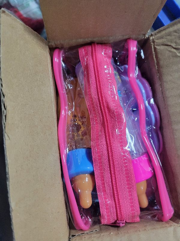 Photo 1 of 13 Pcs Baby Doll Accessories Magic Bottle Set,Pretend Play Feeding Toy Set with Package,Doll Feeding Set for Kids Girls,Magic Disappearing Juice Milk Bottles,Sippy Cups,Pacifiers,Bowl Spoons