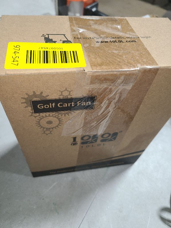 Photo 1 of 10L0L USB Golf Cart Fan - Magnetic Mount & Secure Bracket,Rechargeable,56H Battery,Silent 360° Adjustable,for Golf & RV