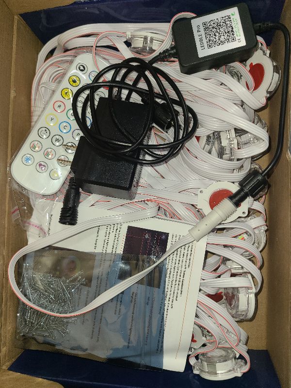 Photo 1 of 100FT Permanent Outdoor RGB Lights - IP67 Waterproof Smart 50 LEDs Eaves Lights with App/Remote Control,for Christmas and All Holiday Decor,Daily and Accent Lighting,House Roof,Garden Lighting