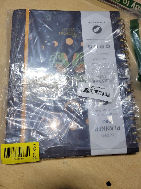 Photo 1 of 2026 Planner 8.5 x 11, Large Weekly and Monthly Planners with Tabs, A4 Spiral Bound Daily Calendar 2026 Planner, 12 Month Agenda Organizers from Jan. to Dec.(Green Butterfly)