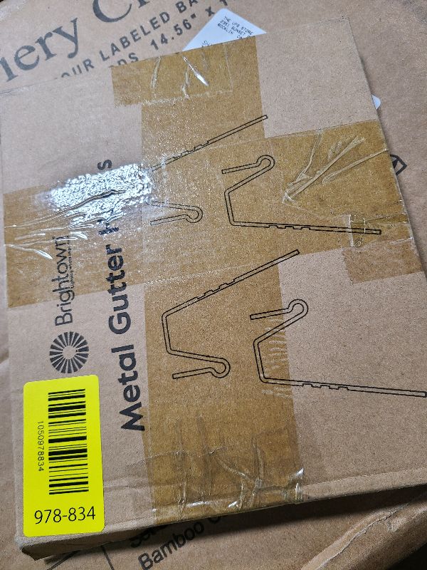 Photo 1 of 100-Count Metal Gutter Hooks for Outdoor Christmas Lights, Outside Lights Gutter Hangers for Gutter Guards Mesh Leaf Filter Shingles Eaves Fences, Ornament Clips Hooks for Hanging Christmas Lights