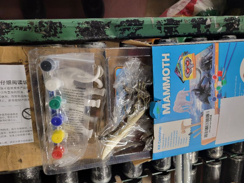 Photo 1 of 2-in-1 Mammoth Dig and Build Activity Kit, Educational Paleontology Set for Ages 6+