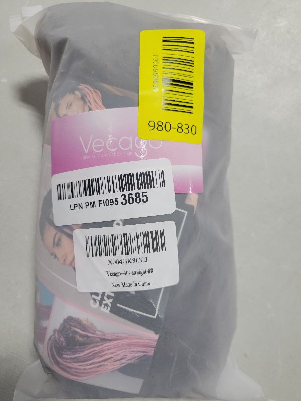 Photo 1 of 24 Inch 40 Strands Dreadlock Hair Extensions,Synthetic Hippie Single Ended Handmade Dreads,Thin 0.6cm Width Straight Reggae Style Dreadlocks for Woman,#8