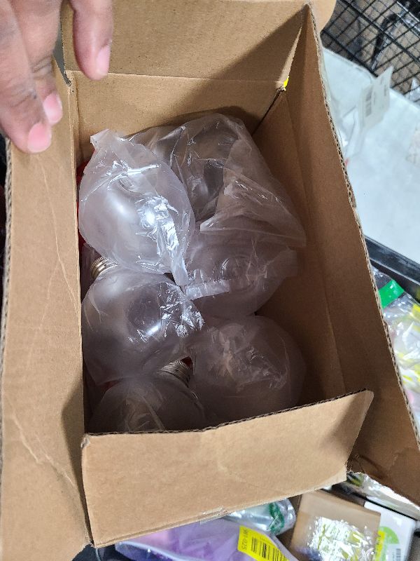 Photo 1 of 12 Pcs Christmas Booze Balls Christmas Fillable Drink Booze Christmas Tree Hanging Ornaments Decor Crafts DIY with Stickers Clear Round Plastic Xmas Booze Pendant Ball for Holiday Party