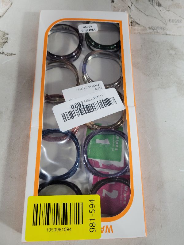 Photo 1 of [10 Pack] RICHONE Compatible with Samsung Galaxy Watch 8 40mm Screen Protector Case, Soft TPU Protective Face Covers Flexible Bumper Accessories for Galaxy 8 Watch 40MM for Women Men