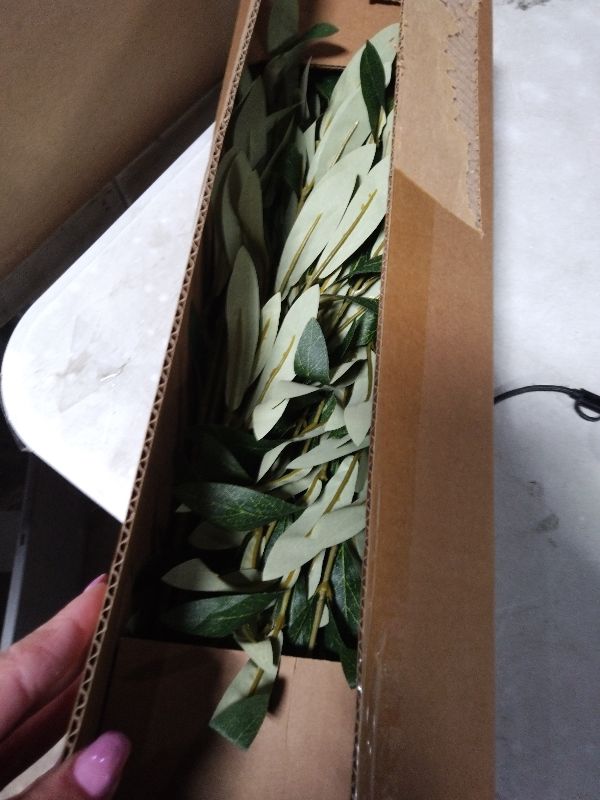 Photo 1 of ?10 PCS 18 Inch Artificia??l Olive Branches for Vases - Realistic Faux Olive Tree Stems with Lifelike Leaves & Fruits, DIY Centerpiece Decor for Home Wedding Office Cafe, Includes Easy-Bend Wire