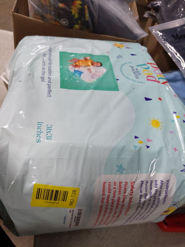 Photo 1 of (31" x 31") XL Disposable Changing Pads for Toddlers | Leakproof, Pocketed & Portable | No-Laundry Potty Training, Pull-Up & Travel Solution | 30 Count