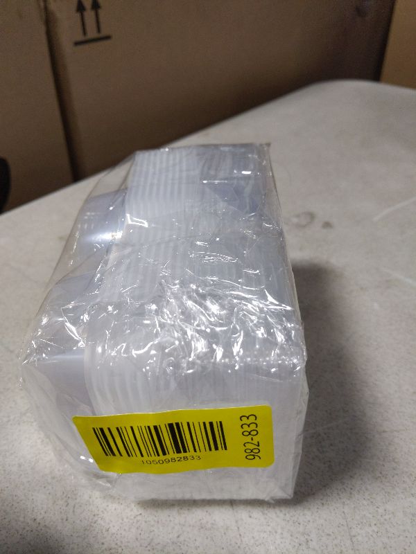 Photo 1 of 10pcs Double Compartment Condiment Container with Lids, Mini Plastic Snack Containers,BPA Free,Microwave Safe,Leakproof Food Storage, To Go Food Containers,Take Out Sauce Container