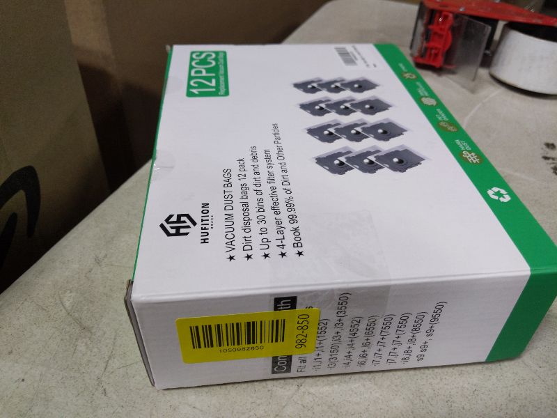 Photo 1 of 12 Pack - Vacuum Bags for iRobot Roomba i & s & j Series, Compatible with Roomba vacuum i1,i1+, i3,i3+, i4,i4+, i6, i6+, i7, i7+, i8, i8+, j7,j7+,s9,s9+ Automatic Dirt Disposal Bag